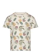 T-Shirt Ss Aop Tops T-Kortærmet Skjorte Multi/patterned Minymo