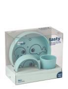 Silic Dinner Set Sea Friends Blue Home Meal Time Dinner Sets Blue D By...