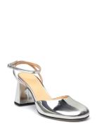 Harlow Pump Sandal Med Hæl Silver DEAR FRANCES