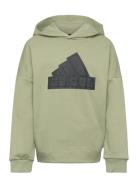 U Fi Logo Hd Tops Sweatshirts & Hoodies Hoodies Khaki Green Adidas Spo...