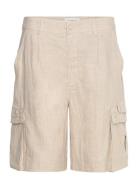 Cmnatuli-Shorts Bottoms Shorts Casual Shorts Beige Copenhagen Muse