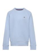 Shield C-Neck Tops Sweatshirts & Hoodies Sweatshirts Blue GANT