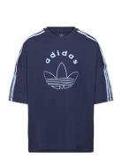 Tee Tops T-Kortærmet Skjorte Navy Adidas Originals