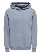 Onsceres Hoodie Sweat Noos Tops Sweatshirts & Hoodies Hoodies Blue ONL...