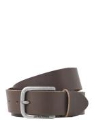 Jacgio Leather Belt Accessories Belts Classic Belts Brown Jack & J S