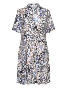 Srmela Freedom Ss Dress Kort Kjole Blue Soft Rebels