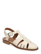 Shoes Loafers Flade Sko Cream Billi Bi