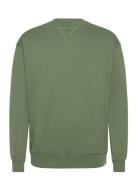 Loose Crewneck Tops Sweatshirts & Hoodies Sweatshirts Green Revolution