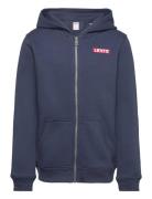 Levi's® Boxtab Full Zip Hoodie Tops Sweatshirts & Hoodies Hoodies Navy...