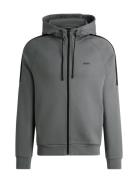 Tracksuit Set Tops Sweatshirts & Hoodies Hoodies Grey BOSS