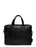 Line Quilt Pu Laptop Bag Computertaske Taske Black Calvin Klein