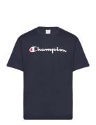 Ss Tee Sport T-Kortærmet Skjorte Navy Champion