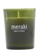 Scented Candle, Green Herbal Duftlys Nude Meraki