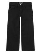 Nkfrose Wide Twi Pant 1115-Tp Noos Bottoms Jeans Wide Jeans Black Name...