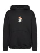 Diblossomy Tops Sweatshirts & Hoodies Hoodies Black HUGO