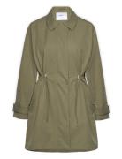 Noomi Coat Tynd Frakke Green Makia