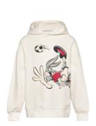 Lo Y Tunes Sweatshirt Tops Sweatshirts & Hoodies Hoodies Cream Mango