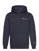 Hooded Sweatshirt Tops Sweatshirts & Hoodies Hoodies Navy Champion