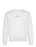 Jumper Regular Tops Sweatshirts & Hoodies Sweatshirts White Replay