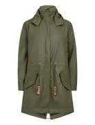 Sc-Alexa Outerwear Rainwear Rain Coats Green Soyaconcept