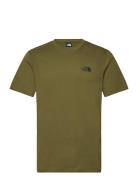 M S/S Simple Dome Tee Sport T-Kortærmet Skjorte Khaki Green The North ...