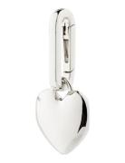 Charm Recycled Heart Pendant Halskæde Hængesmykke Silver Pilgrim