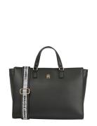 Th Fresh Satchel Shopper Taske Black Tommy Hilfiger