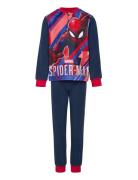 Pyjama Pyjamassæt Navy Spider-man