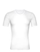 Shirt Tops T-Kortærmet Skjorte White Schiesser