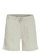 Jpstjaiden Jjjacquard Jogger Short Styd Bottoms Shorts Casual Cream Ja...