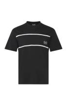 T-Shirt Tops T-Kortærmet Skjorte Black EA7