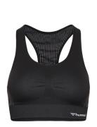 Hmlshaping Seamless Sports Top Sport Bras & Tops Sports Bras - All Bla...