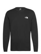 M L/S Simple Dome Tee Sport T-Langærmet Skjorte Black The North Face