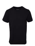 Basic Tee S/S Tops T-Kortærmet Skjorte Black Hound