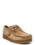 Wallabeeevo G Desert Boots Snøresko Beige Clarks