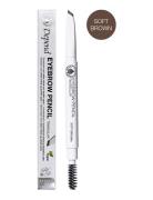 Eyebrowpen. Triangular Softbrown Nord Øjenbrynsblyant Makeup Nude Depe...