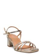 Tindra Sandal Med Hæl Gold Pavement