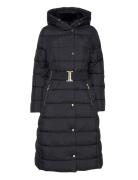 B.intl Track Line Puf Foret Jakke Black Barbour