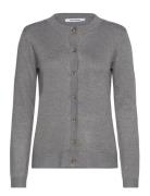 Srmarla Cardigan Knit Tops Knitwear Cardigans Grey Soft Rebels