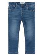 Nmmsilas Slim Swe Jeans 8001-Th Noos Bottoms Jeans Skinny Jeans Blue N...