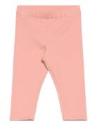 Leggings Brushed Inside Basic Bottoms Leggings Pink Lindex