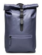 Rolltop Rucksack W3 Rygsæk Taske Blue Rains