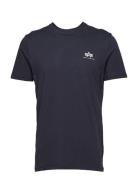 Basic T Small Logo Designers T-Kortærmet Skjorte Navy Alpha Industries