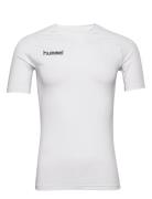 Hml First Performance Jersey S/S Sport T-Kortærmet Skjorte White Humme...