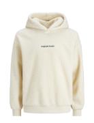 Jorvesterbro Teddy Sweat Hood Sn Tops Sweatshirts & Hoodies Hoodies Cr...