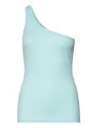 Igor Shoulder Top Tops T-shirts & Tops Sleeveless Blue Modström