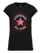 Converse Timeless Chuck Patch Tee Tops T-Kortærmet Skjorte Black Conve...