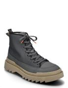 Kamiki High U Textile High-top Sneakers Grey Sneaky Steve