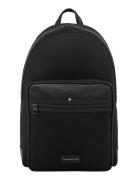 Th Casual Backpack Rygsæk Taske Black Tommy Hilfiger