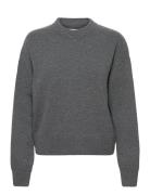 Amaris Crew Neck 12758 Designers Knitwear Jumpers Grey Samsøe Samsøe